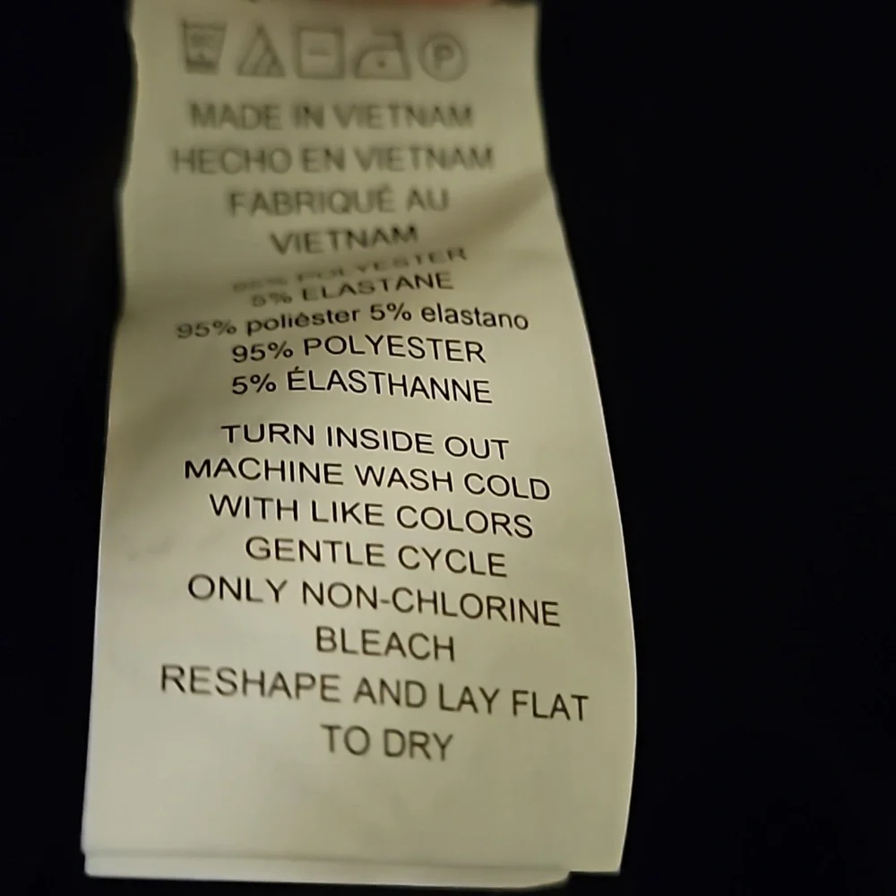 Michael Kors blouse NWT sz.M NWT with gold zipper - Picture 9 of 9